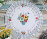 Flower Market Braided Placemat-Lange General Store