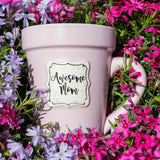 Flower Pot Mug Pink - Awesome Mom-Lange General Store