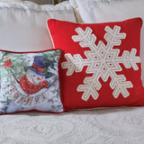 Flurry Friends Snowflake Pillow-Lange General Store