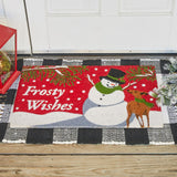 Flurry Snowman Door Mat-Lange General Store