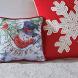 Flurry Snowman Pillow-Lange General Store