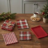 Flurry Tartan Dish Towel and Cloth Set-Lange General Store