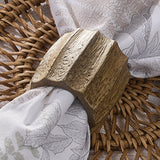 Fluted Wood Napkin Rings-Lange General Store