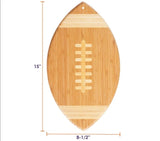 Football Shaped Cutting Board & Charcuterie Serving Tray-Lange General Store