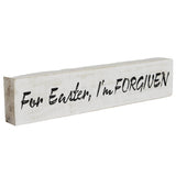 For Easter I'm Forgiven Wooden Sign-Lange General Store