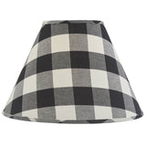 Forest Tops Lantern Lamp With Buffalo Black White Check Shade