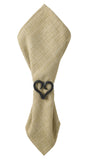 Forged Heart Napkin Rings-Lange General Store