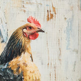Four Chickens In A Row Rug-Lange General Store