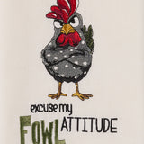 Fowl Attitude Dishtowel-Lange General Store