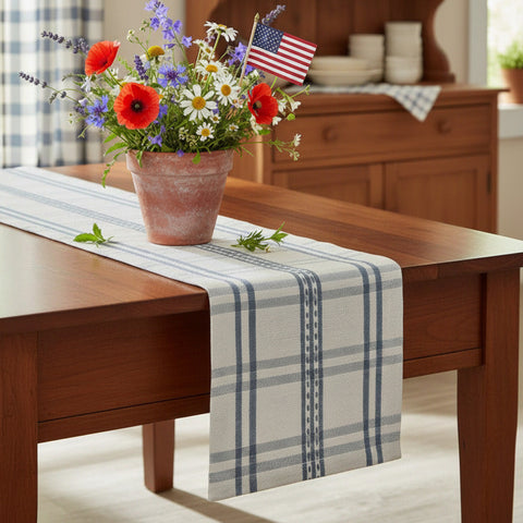 French Blue Table Runners-Lange General Store