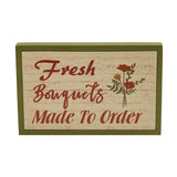 Fresh Bouquets Made To Order Framed Wall Sign-Lange General Store