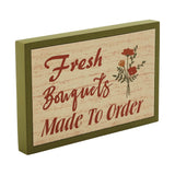 Fresh Bouquets Made To Order Framed Wall Sign-Lange General Store