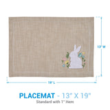 Fuzzy Bunny Placemats-Lange General Store