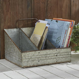 Galvanized 3 Slot Organizer-Lange General Store