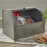 Galvanized Metal Bread Box-Lange General Store