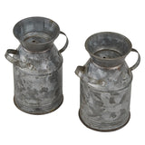 Galvanized Milk Can Salt & Pepper Shakers-Lange General Store