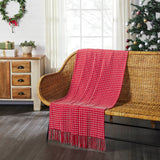 Galven Red and White Throw-Lange General Store