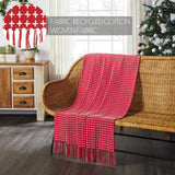 Galven Red and White Throw-Lange General Store