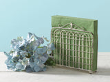 Garden Gate Antique White Napkin Holder-Lange General Store