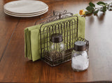 Garden Gate Napkin Holder & Shaker Caddy-Lange General Store