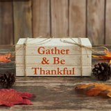 Gather & Be Thankful Faux Book Stack-Lange General Store