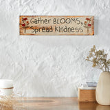 Gather Blooms Spread Kindness Wall Sign-Lange General Store