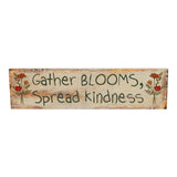 Gather Blooms Spread Kindness Wall Sign-Lange General Store