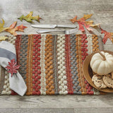 Gathered Pumpkin Chindi Placemats-Lange General Store