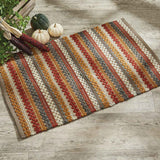 Gathered Pumpkin Chindi Rag Rug-Lange General Store