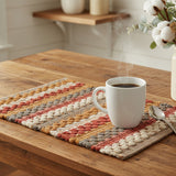 Gathered Pumpkin Chindi Placemats-Lange General Store