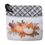 Gingham Pumpkin Pot Holder-Lange General Store