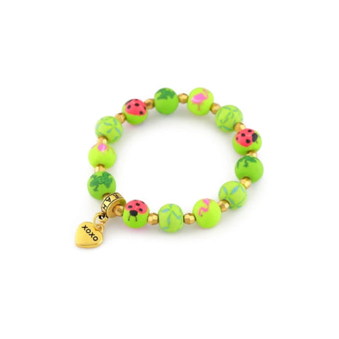 Ladybug Green Girls Bracelet-Lange General Store