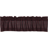 Glennock Plaid Valance-Lange General Store