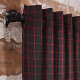 Glennock Plaid Valance-Lange General Store