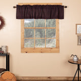 Glennock Plaid Valance-Lange General Store