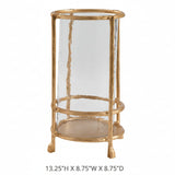 Gold Bark Pillar Holder 13"-Lange General Store