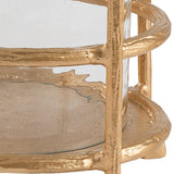 Gold Bark Pillar Holder 13"-Lange General Store