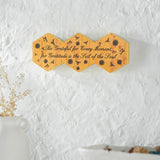 Buzzy Bees Be Grateful for Every Moment Hexagons Wall Sign-Lange General Store
