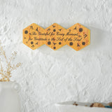 Buzzy Bees Be Grateful for Every Moment Hexagons Wall Sign-Lange General Store