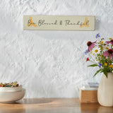 Buzzy Bees Bee Blessed & Thankful Wall Sign-Lange General Store