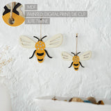Buzzy Bees Bee Wall Hanging Set of 2-Lange General Store