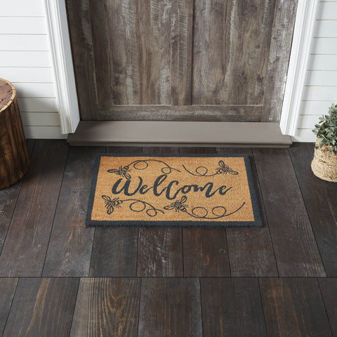 Buzzy Bees Coir Welcome Rug-Lange General Store