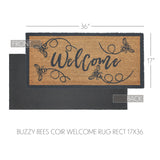 Buzzy Bees Coir Welcome Rug-Lange General Store
