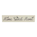 Buzzy Bees Home Sweet Home Antique White Wall Sign-Lange General Store