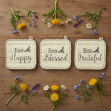 Golden Bees Pot Holder Set of 3-Lange General Store