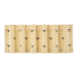 Buzzy Bees Ruffled Valance-Lange General Store