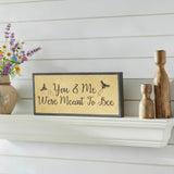 Buzzy Bees You & Me Were Meant To Bee Framed Wall Sign-Lange General Store
