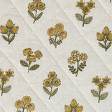 Golden Flowers Quilted Table Runners-Lange General Store