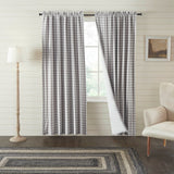 Grace Ann Buffalo Check Blackout Panel Curtain-Lange General Store