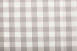 Annie Grey Buffalo Check Short Panel Curtains-Lange General Store